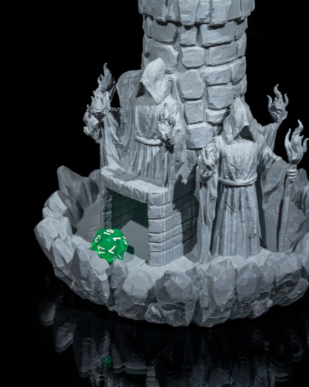 Würfelturm böser Zauberer DnD Dice Tower Tabletop RPG P&P DSA Fantasy Geschenk