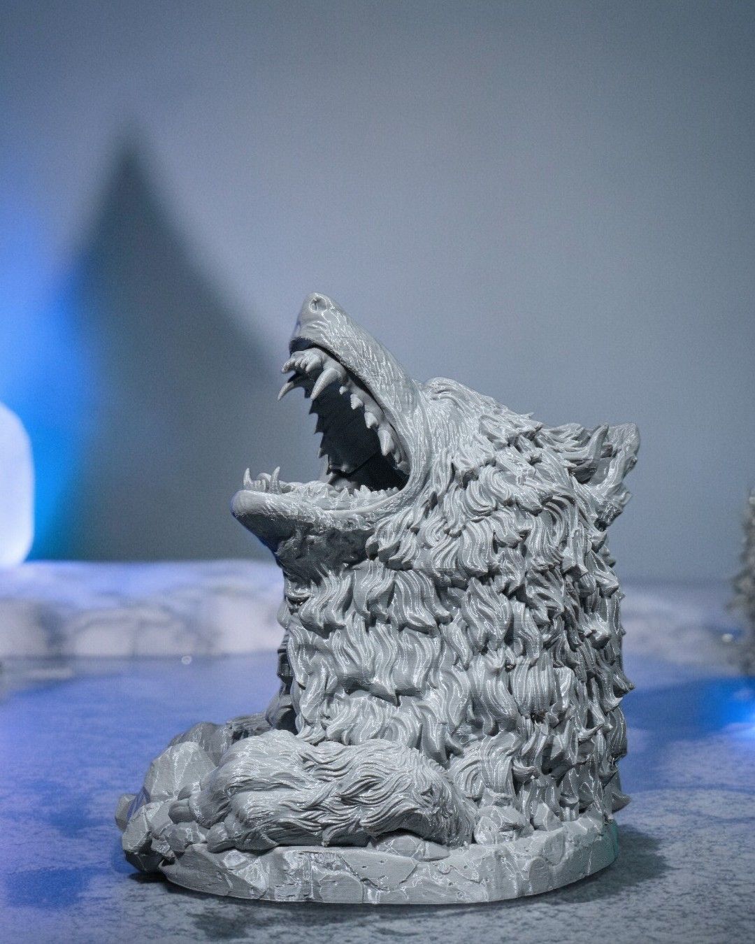 Würfelturm Wolf - DnD Dice Tower Tabletop RPG P&P DSA Fantasy Geschenk Pen&Paper