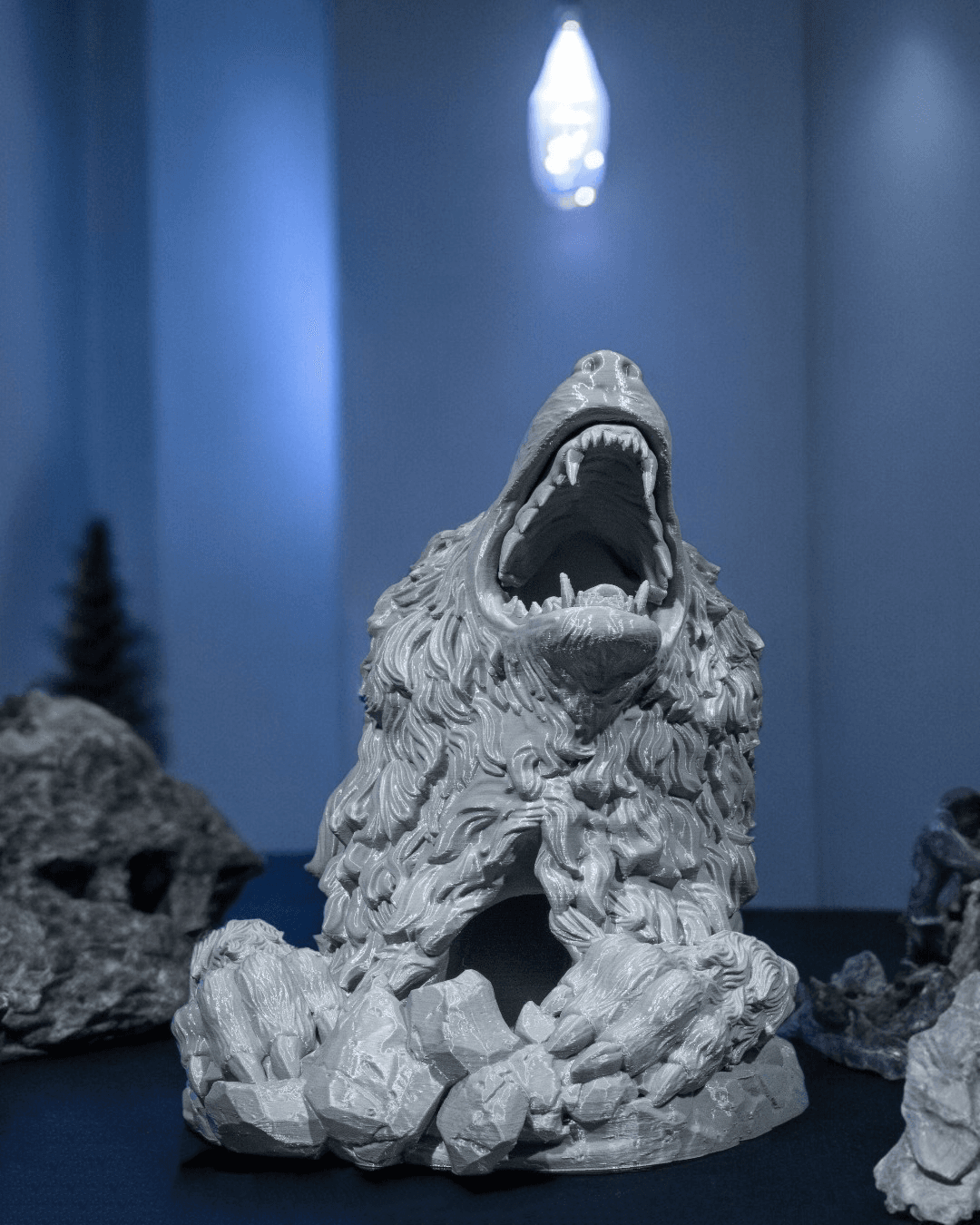 Würfelturm Wolf - DnD Dice Tower Tabletop RPG P&P DSA Fantasy Geschenk Pen&Paper
