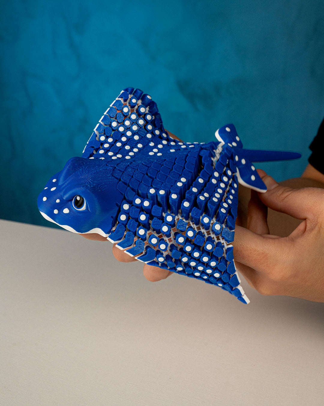 Rochen gefleckter Adlerrochen Fidget Flex artikuliert