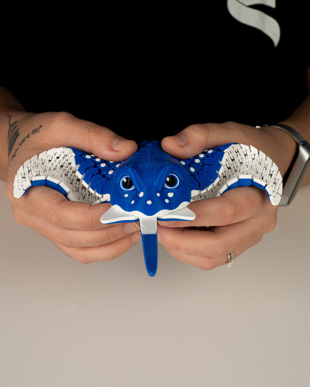 Rochen gefleckter Adlerrochen Fidget Flex artikuliert