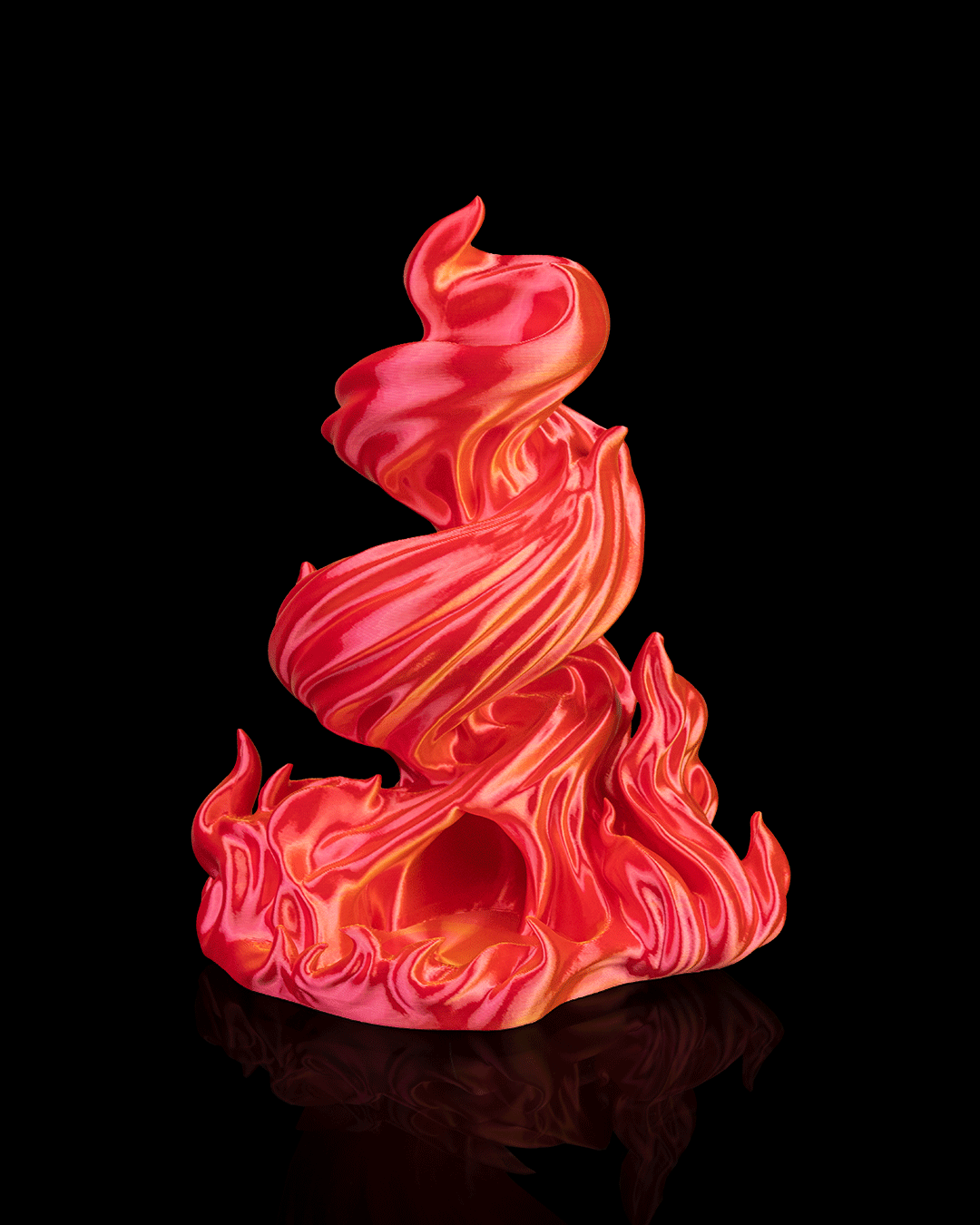 Flammen brennender Würfelturm - DnD Dice Tower Tabletop RPG P&P DSA Fantasy Geschenk