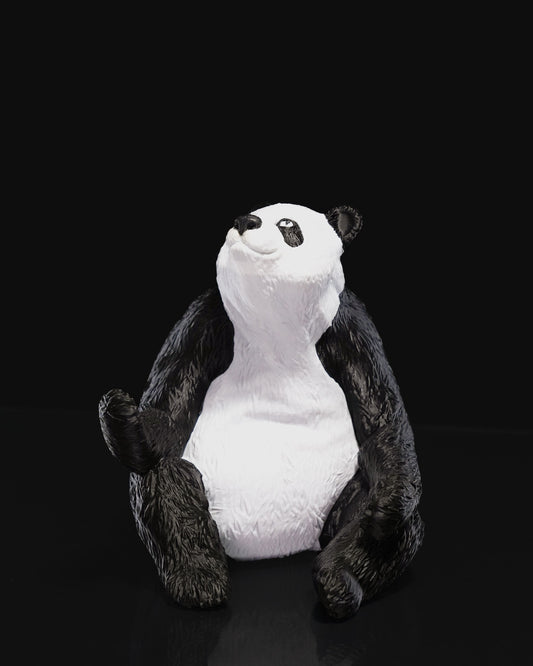 Panda Weinhalter 3D gedruckt - Niedlicher Flaschenhalter Geschenk - Zen Panda