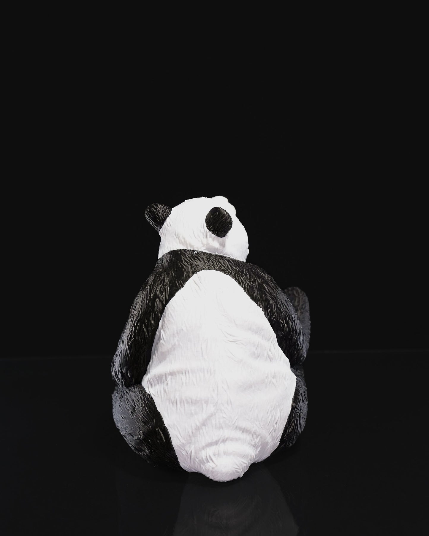 Panda Weinhalter 3D gedruckt - Niedlicher Flaschenhalter Geschenk - Zen Panda