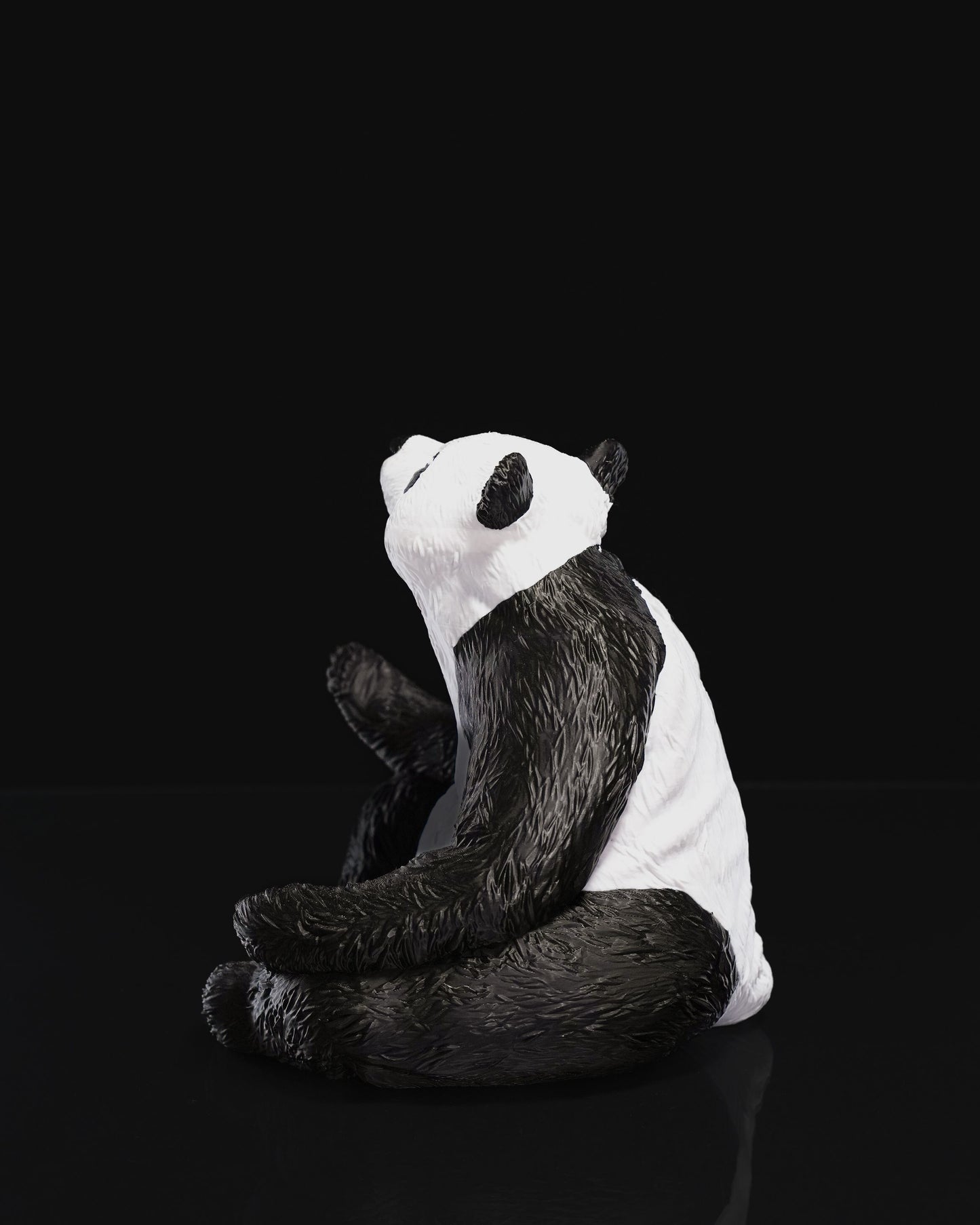 Panda Weinhalter 3D gedruckt - Niedlicher Flaschenhalter Geschenk - Zen Panda