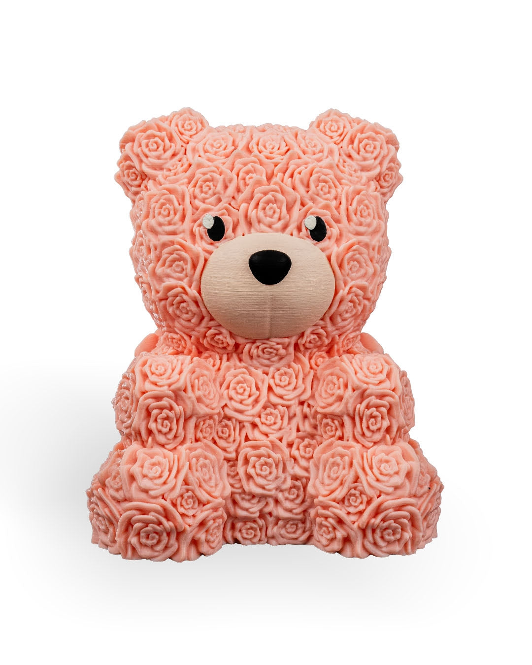 Rosenbär  – Dekorative Geschenkidee mit Rosenstruktur