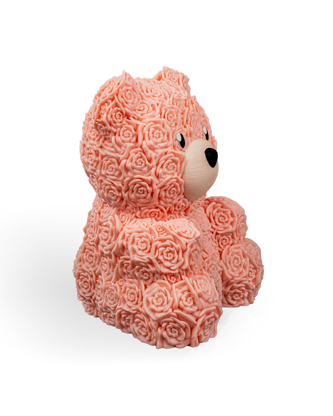 Rosenbär  – Dekorative Geschenkidee mit Rosenstruktur