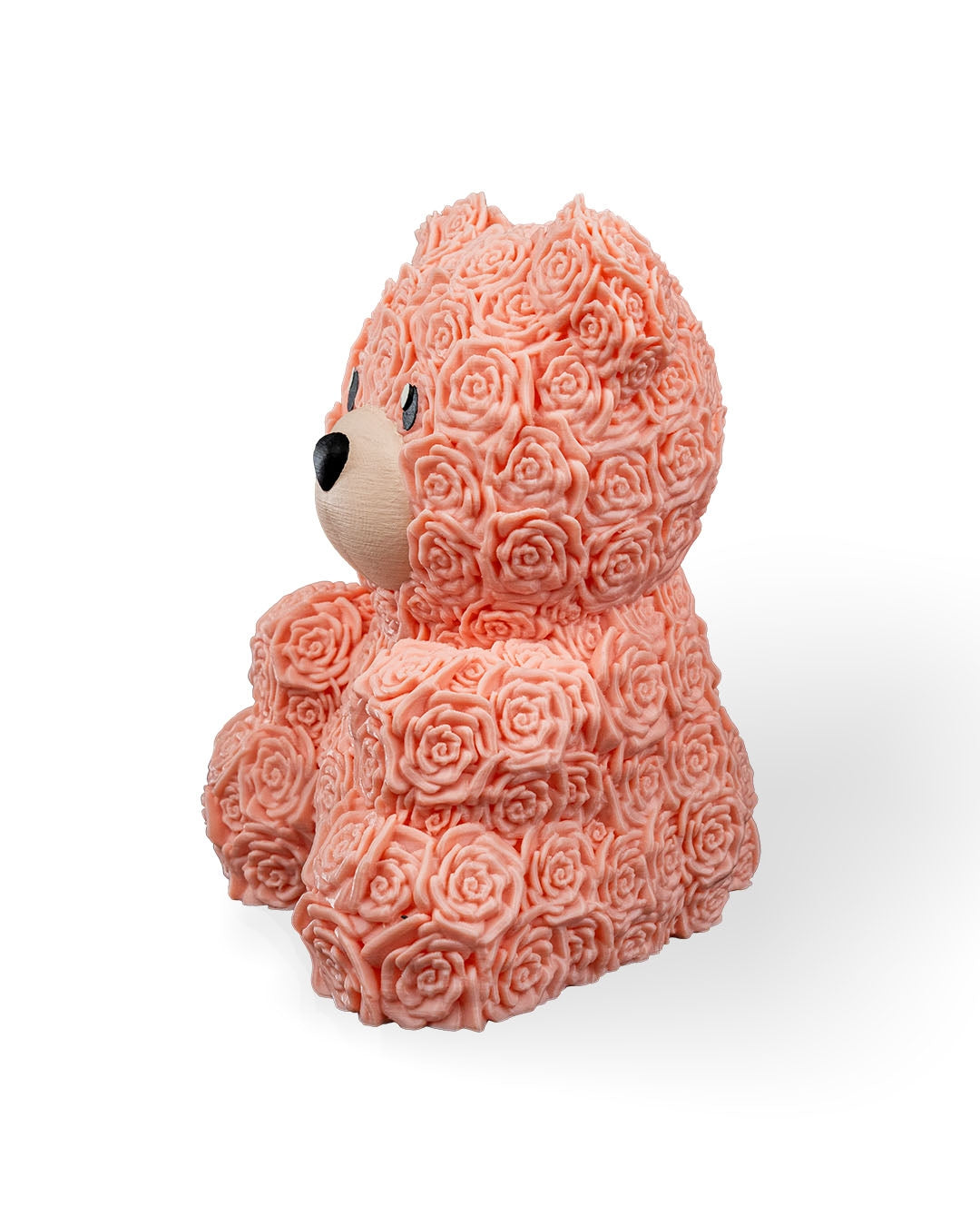 Rosenbär  – Dekorative Geschenkidee mit Rosenstruktur