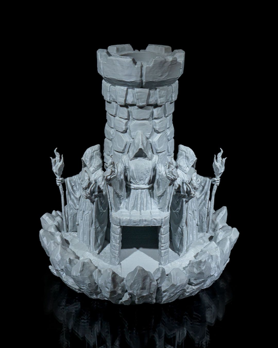 Würfelturm böser Zauberer DnD Dice Tower Tabletop RPG P&P DSA Fantasy Geschenk