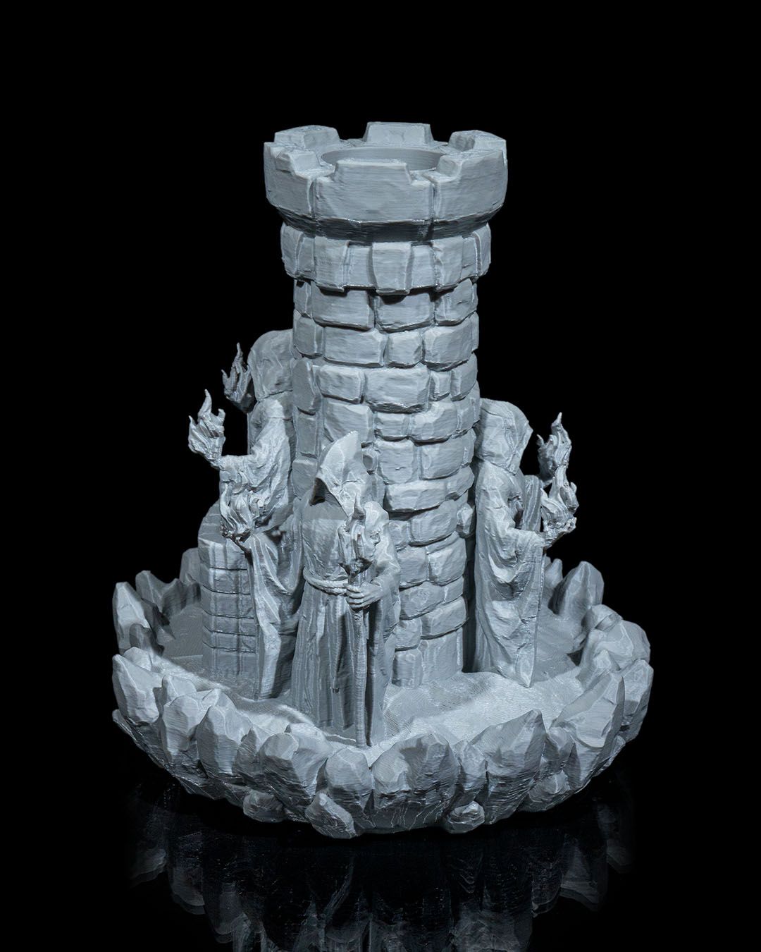 Würfelturm böser Zauberer DnD Dice Tower Tabletop RPG P&P DSA Fantasy Geschenk