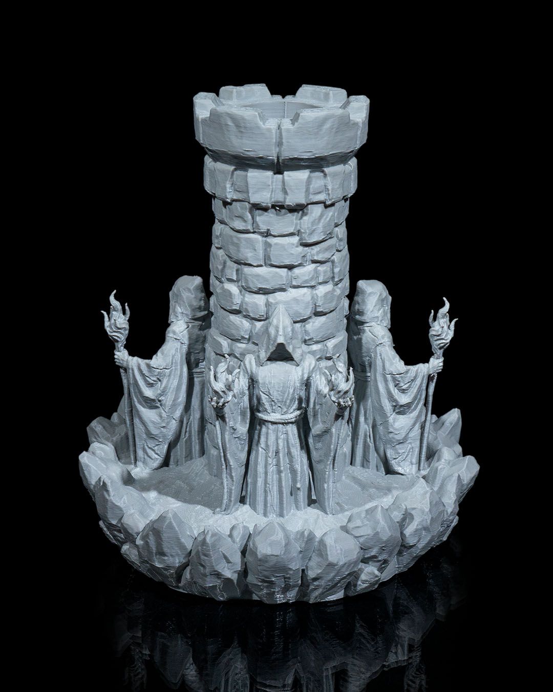 Würfelturm böser Zauberer DnD Dice Tower Tabletop RPG P&P DSA Fantasy Geschenk