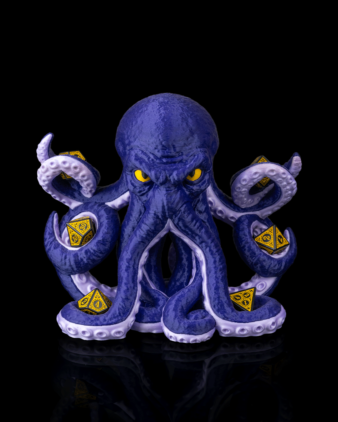 Tentakel Oktopus Kraken Würfelhalter passend zu Würfelturm Multicolor 4-farbig