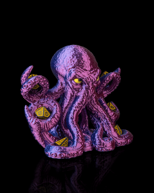 Tentakel Oktopus Kraken Würfelhalter passend zu Würfelturm mehrfarbig