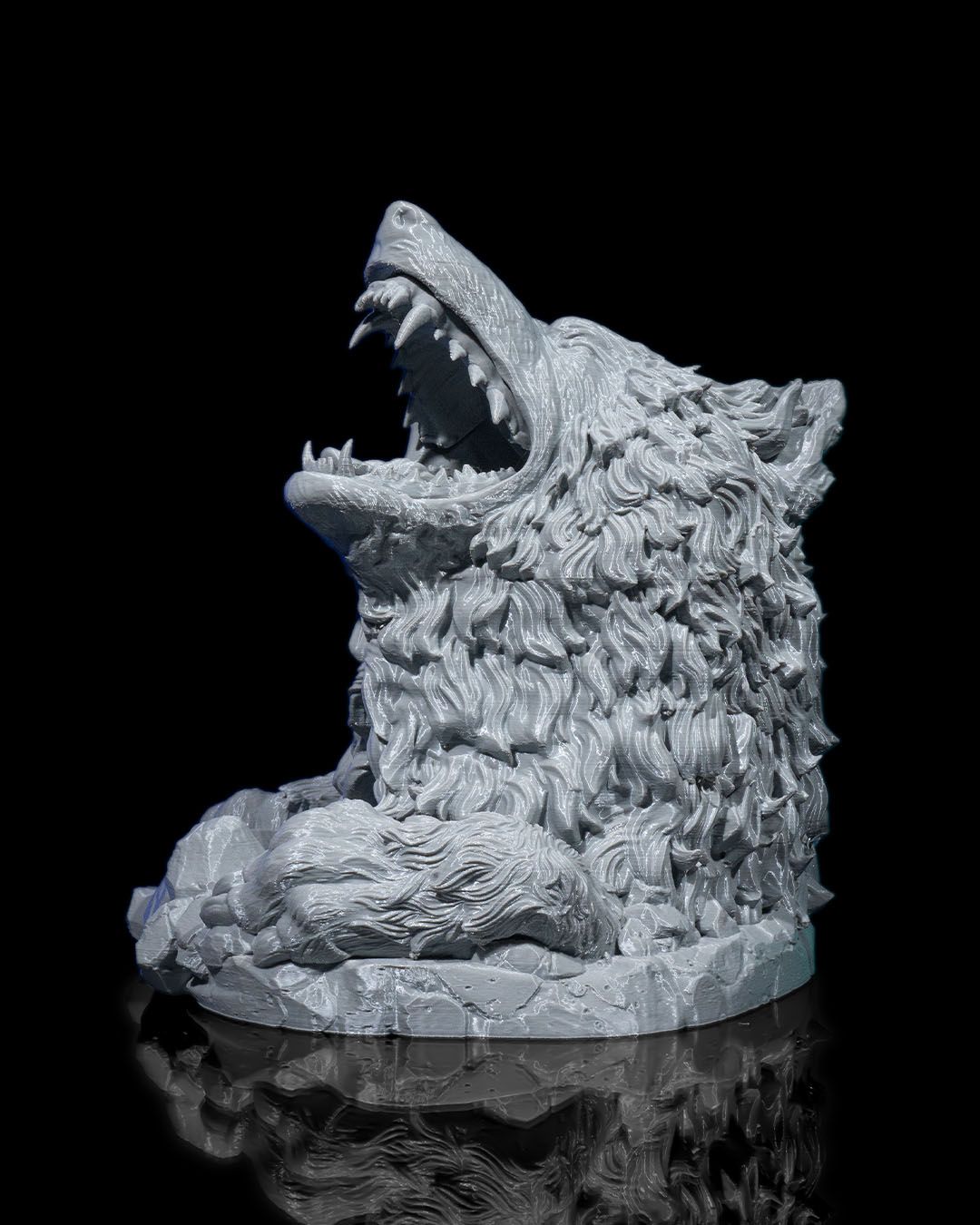Würfelturm Wolf - DnD Dice Tower Tabletop RPG P&P DSA Fantasy Geschenk Pen&Paper