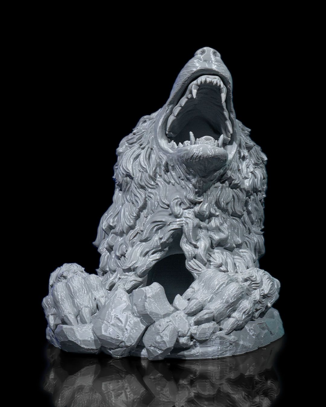 Würfelturm Wolf - DnD Dice Tower Tabletop RPG P&P DSA Fantasy Geschenk Pen&Paper