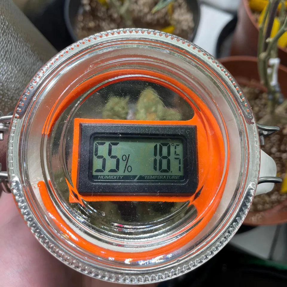 Hygrometer-Halter für Einmachglas